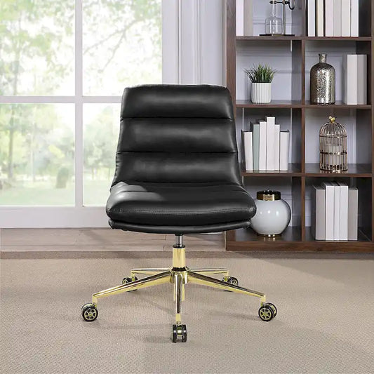 Legacy Swivel Office Chair in Faux Leather
