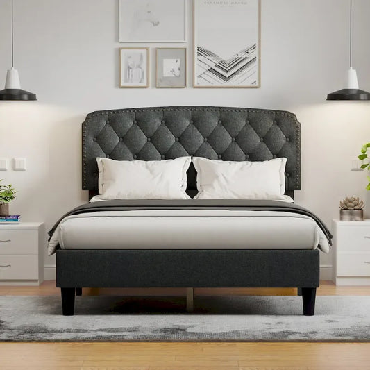 Adjustable Headboard with Upholstery