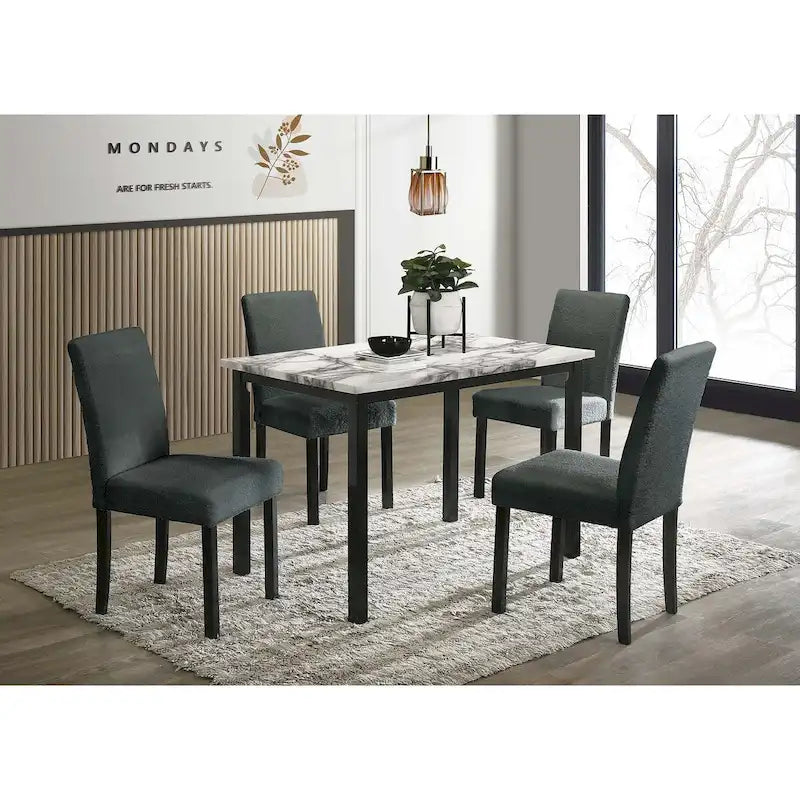 Poundex 5-pcs Dining Set