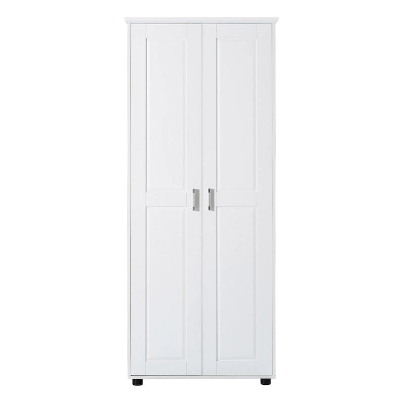 Storage Cabinet with 2 Doors for Bathroom, Office, Adjustable Shelf