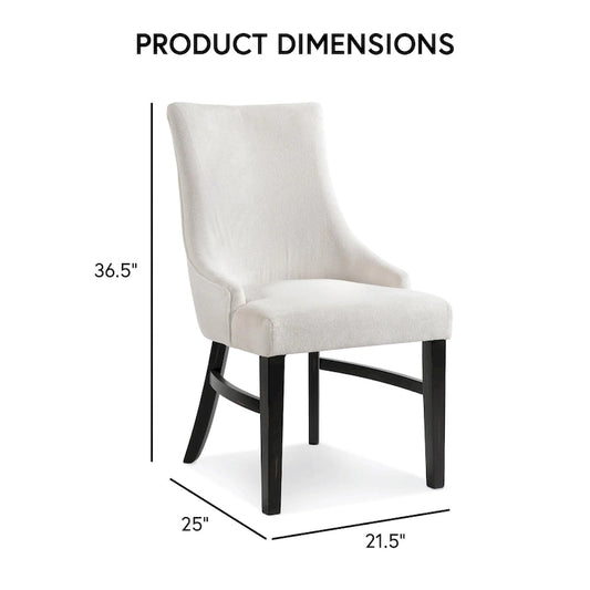 Furniture of America Kieran Farmhouse 5-Piece Black Wooden Dining Set