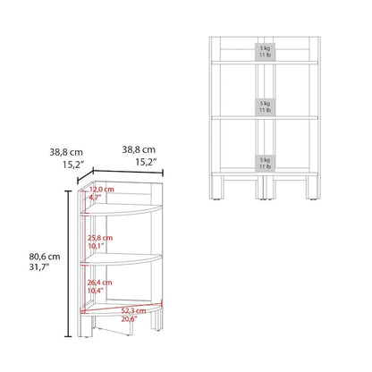 Corner Table Sharon, Living Room, Black