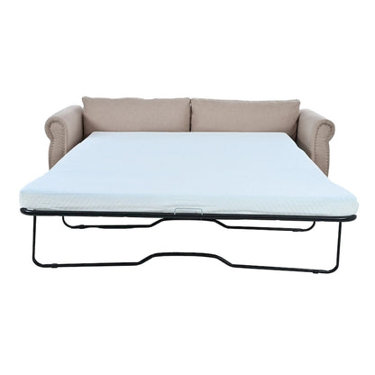 80.7 Pull-Out Sleeper Sofa Bed with Foam Mattress