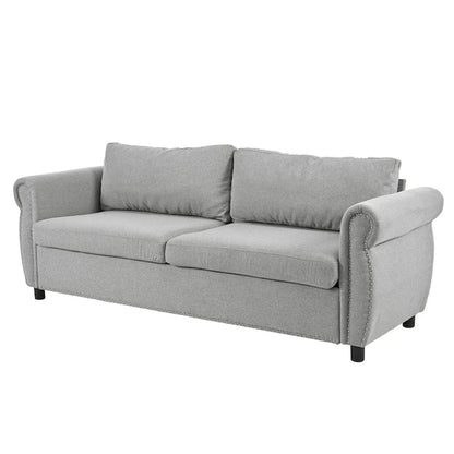 80.7 Pull-Out Sleeper Sofa Bed with Foam Mattress
