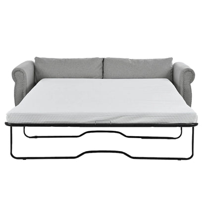 80.7 Pull-Out Sleeper Sofa Bed with Foam Mattress