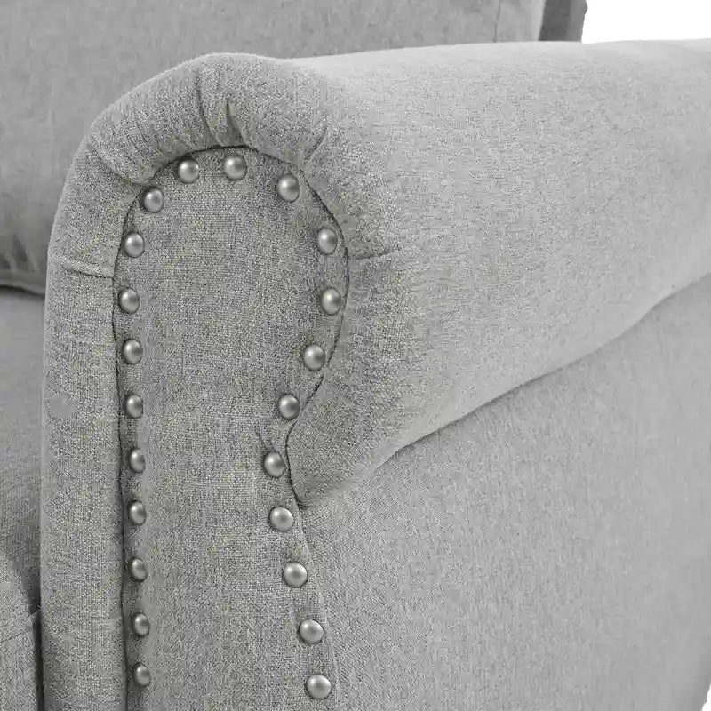 80.7 Pull-Out Sleeper Sofa Bed with Foam Mattress