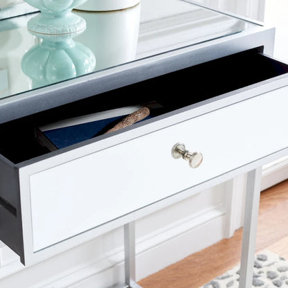 SAFAVIEH Ethyle 2-Drawer Mirrored Desk