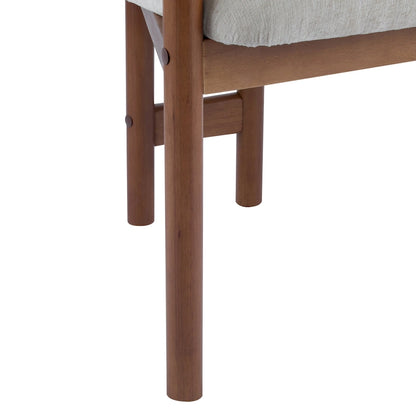 Christopher Knight Home - Harper Mordern Upholstered Rubberwood Arm Dining Chairs (Set of 2)