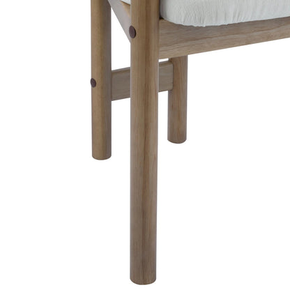 Christopher Knight Home - Harper Mordern Upholstered Rubberwood Arm Dining Chairs (Set of 2)