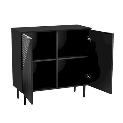 Christopher Knight Home - Mirod Modern Minimalist Side Cabinet with Adjustable Shelves for Stylish and Versatile Storage