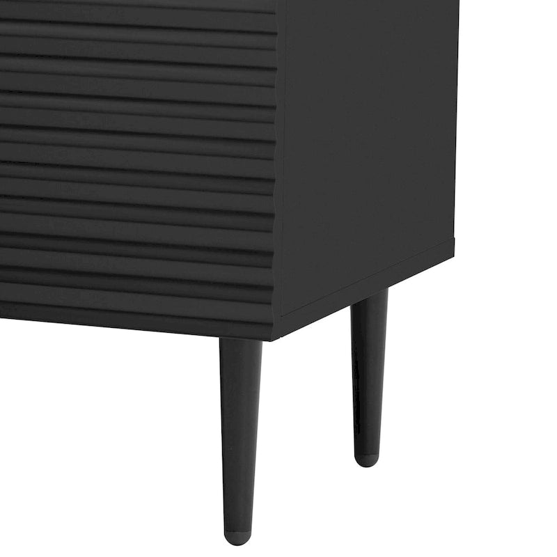 Christopher Knight Home - Mirod Modern Minimalist Side Cabinet with Adjustable Shelves for Stylish and Versatile Storage