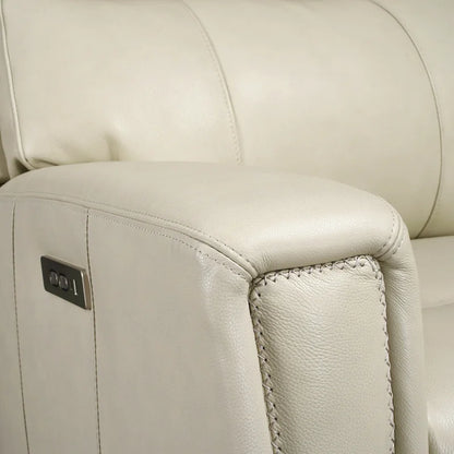 Genuine Leather 3-Piece Power Reclining Sofa Set with Power Headrest and USB&USB-C Port, Zero Gravity