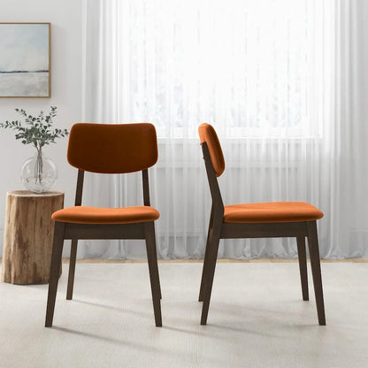 Solid Back Side Chair (Set Of 2)