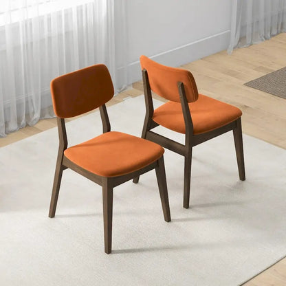 Solid Back Side Chair (Set Of 2)
