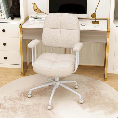 Costway Home Office Chair Leathaire Upholstered Task Chair with - See Details