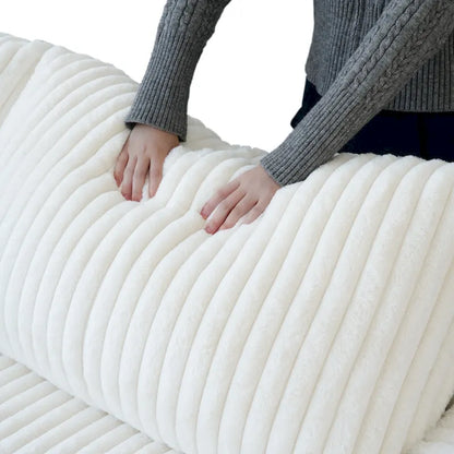 Modular Sectional Couch, Convertible V Shaped Sofa for Living Room, 5 Seat Comfy Modular Sofa With Chaise Ottoman