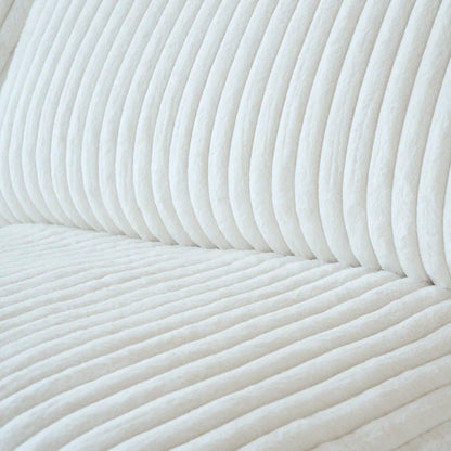 Modular Sectional Couch, Convertible V Shaped Sofa for Living Room, 5 Seat Comfy Modular Sofa With Chaise Ottoman