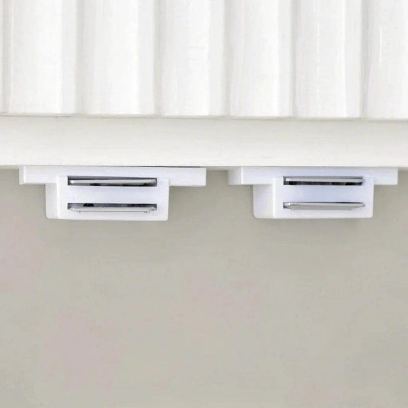 Farmhouse Bathroom Storage Cabinet with 2 Large Drawers, 8-Door storage Rack & 3 Shelves