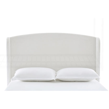 Minimalist Wingback Upholstered King Bed for Dreamy Sleep and Stylish Bedroom