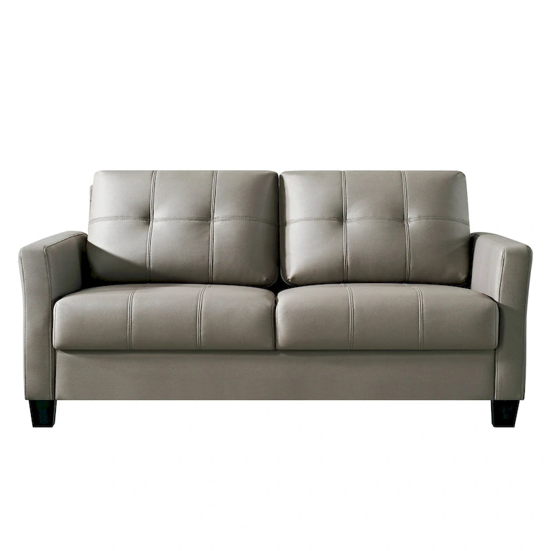 Ainfox 57.50 Faux Leather Loveseat
