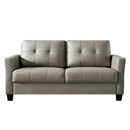 Ainfox 57.50 Faux Leather Loveseat