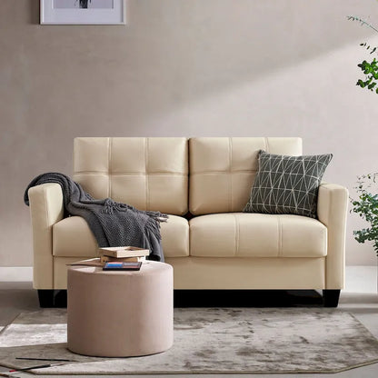 Ainfox 57.50 Faux Leather Loveseat