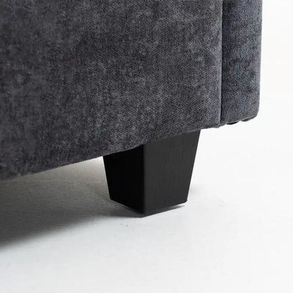 111.42 Chenille Upholstered Three Seater Sofa