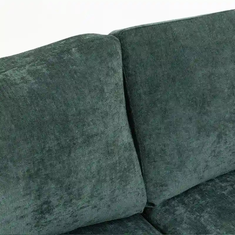 111.42 Chenille Upholstered Three Seater Sofa