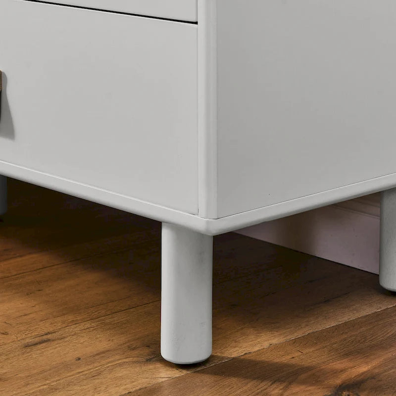 54.57 Multi-functional TV Stand with Leather Handles, Open Storage Compartment and Two Drawer