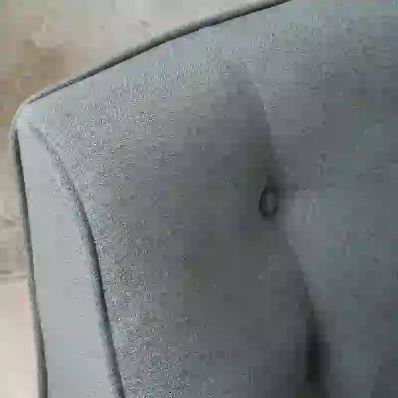 Modern 25 Upholstered Button Tufted Arm Chair with Rubber Wood Legs for Living Room