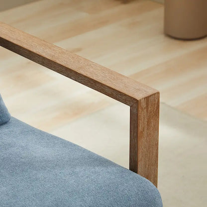 30.31 Linen Blend Upholstered Swivel Accent Chair