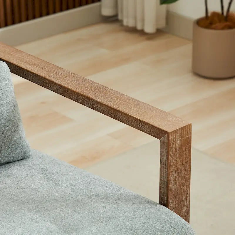 30.31 Linen Blend Upholstered Swivel Accent Chair