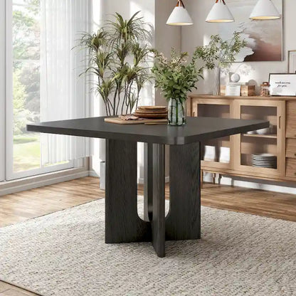 Furniture of America Piez Modern 54-inch Square Solid Wood Counter Height Dining Table