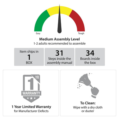 Avenue Greene Leeds TV Stand for TVs up to 60
