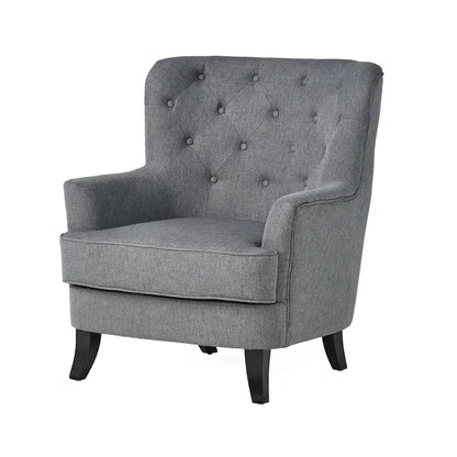 Anikki Tufted Fabric Club Chair by Christopher Knight Home