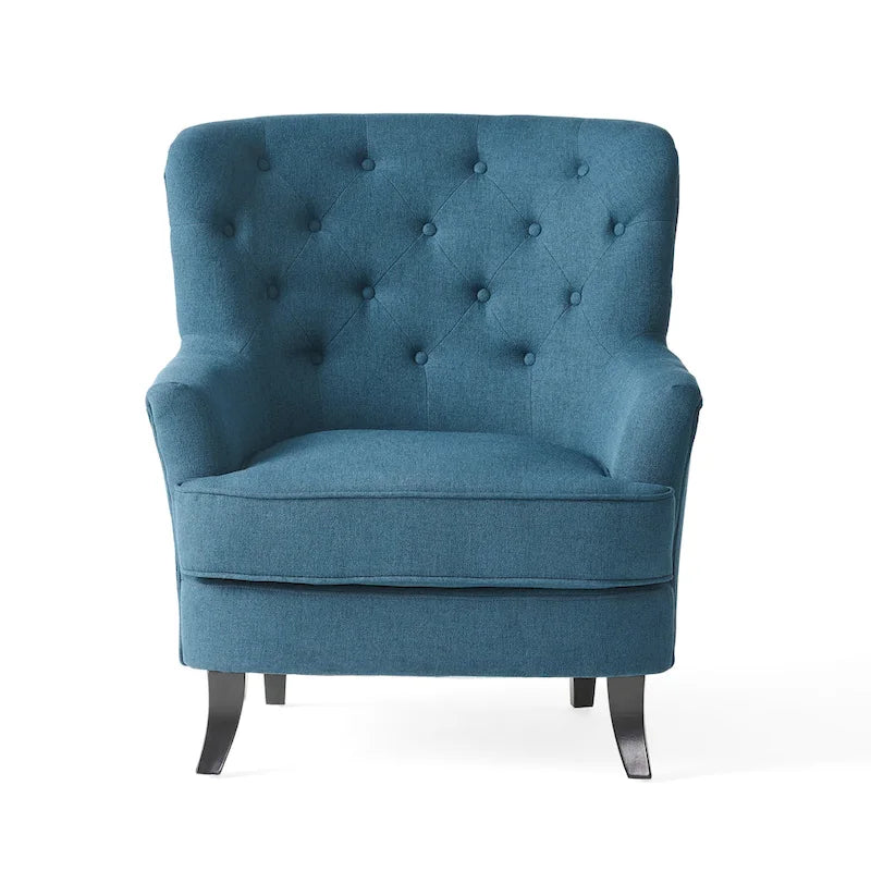 Anikki Tufted Fabric Club Chair by Christopher Knight Home