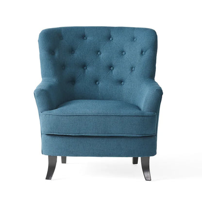 Anikki Tufted Fabric Club Chair by Christopher Knight Home