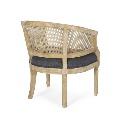 Steinaker Wood and Cane Accent Chairs (Set of 2) by Christopher Knight Home