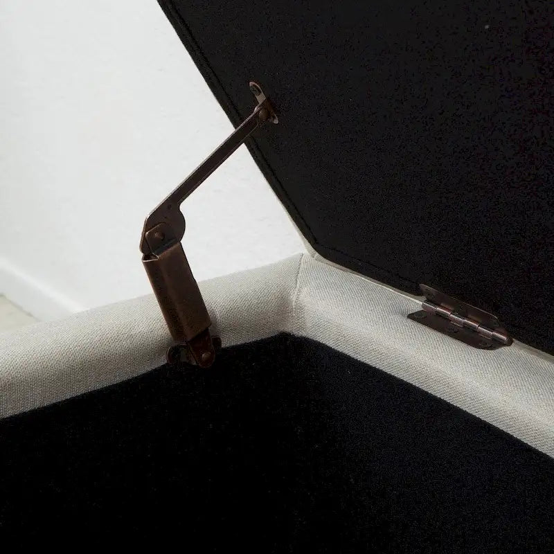 Brighton Tufted Linen Storage Bench by Christopher Knight Home