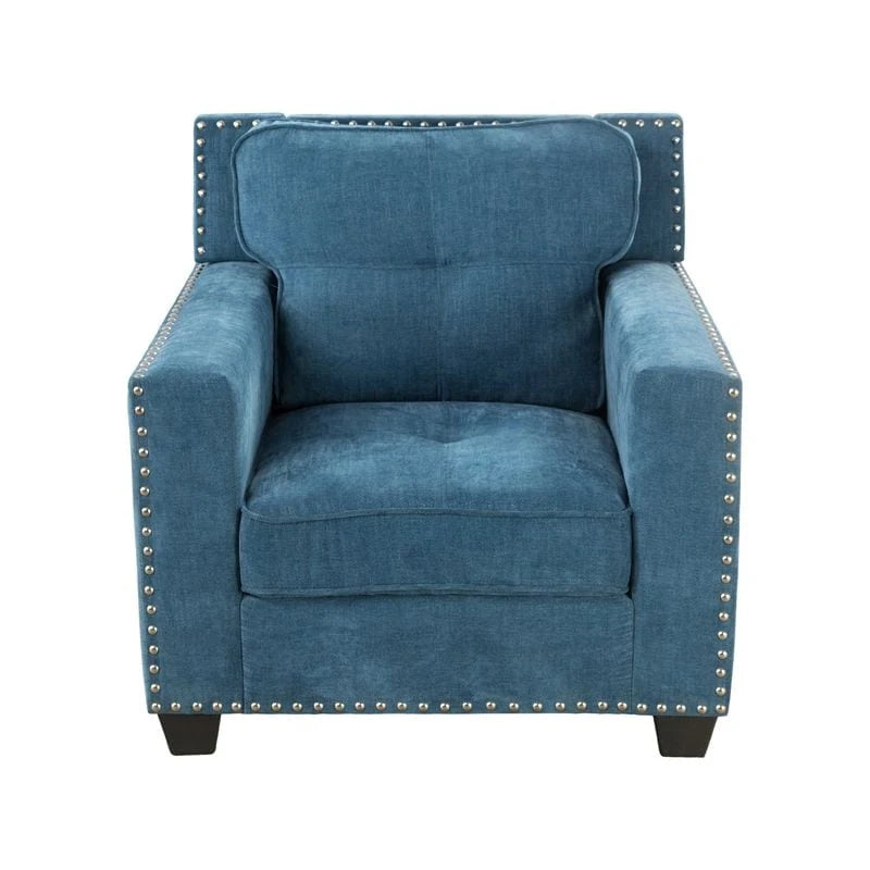 Gliden Modern Linen Fabric Sofa with Solid Wood Frame