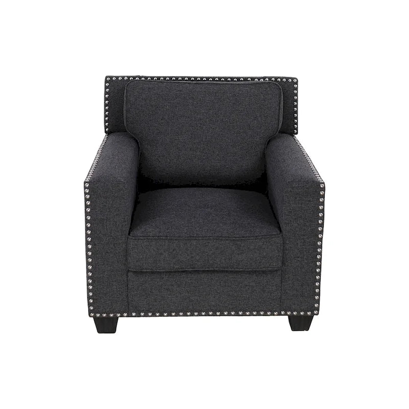 Gliden Modern Linen Fabric Sofa with Solid Wood Frame