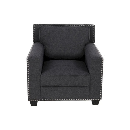 Gliden Modern Linen Fabric Sofa with Solid Wood Frame