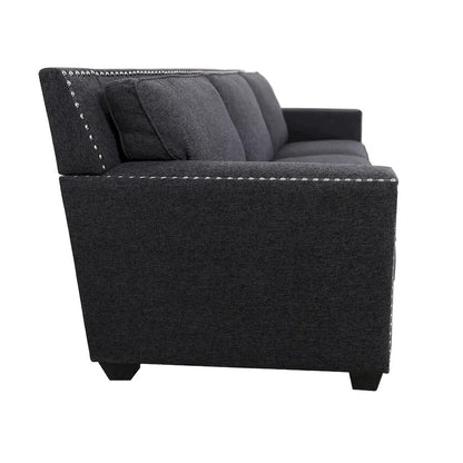 Gliden Modern Linen Fabric Sofa with Solid Wood Frame