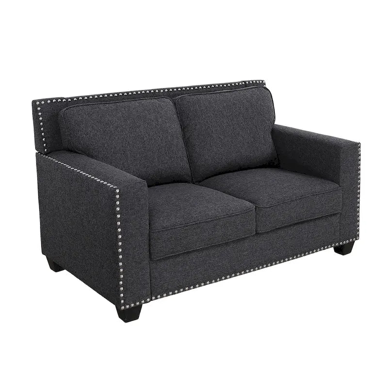 Gliden Modern Linen Fabric Sofa with Solid Wood Frame