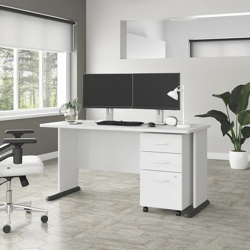 Studio A 60W Computer Desk with Drawers by Bush Business Furniture