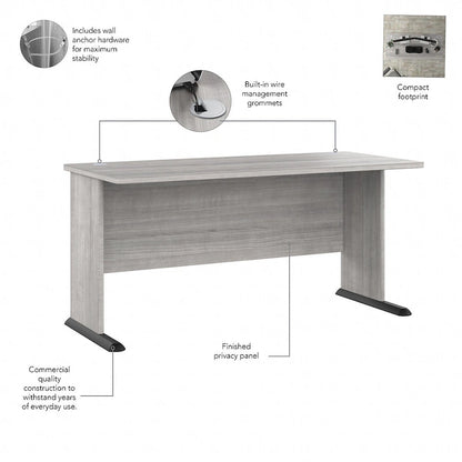 Studio A 60W Computer Desk with Drawers by Bush Business Furniture