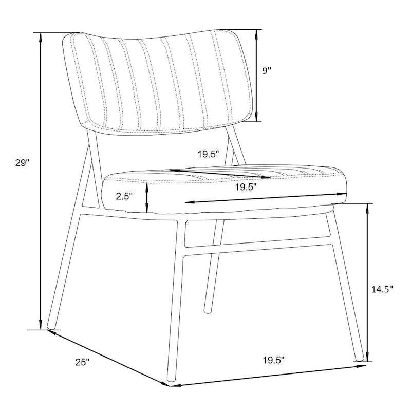 LeisureMod Set of 2 Marilane Velvet Accent Chairs with Velvet Upholstery & Sturdy Metal Frame for Home Office Lounge Living Room