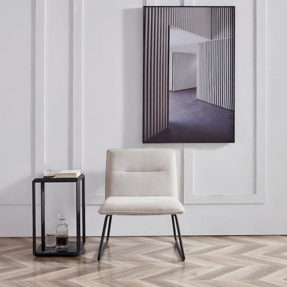 Corvus Cosmo Fabric Lounge Accent Slipper Chair