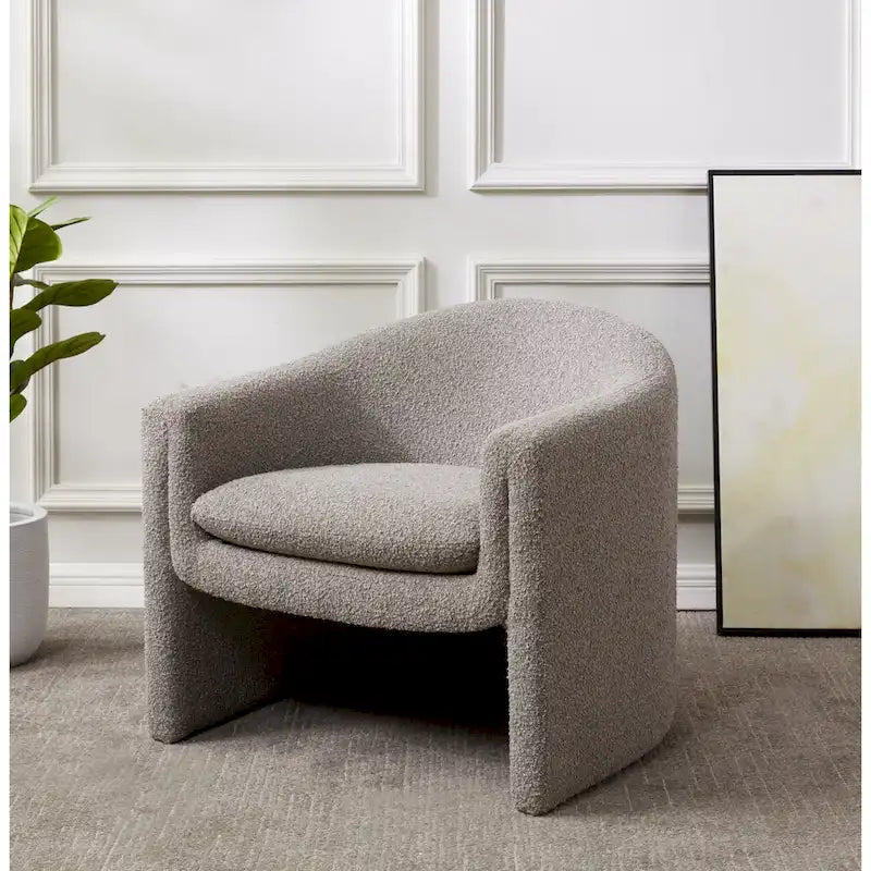 SAFAVIEH Couture Laylette Upholstered Accent Chair - 33 IN W x 31 IN D x 30 IN H