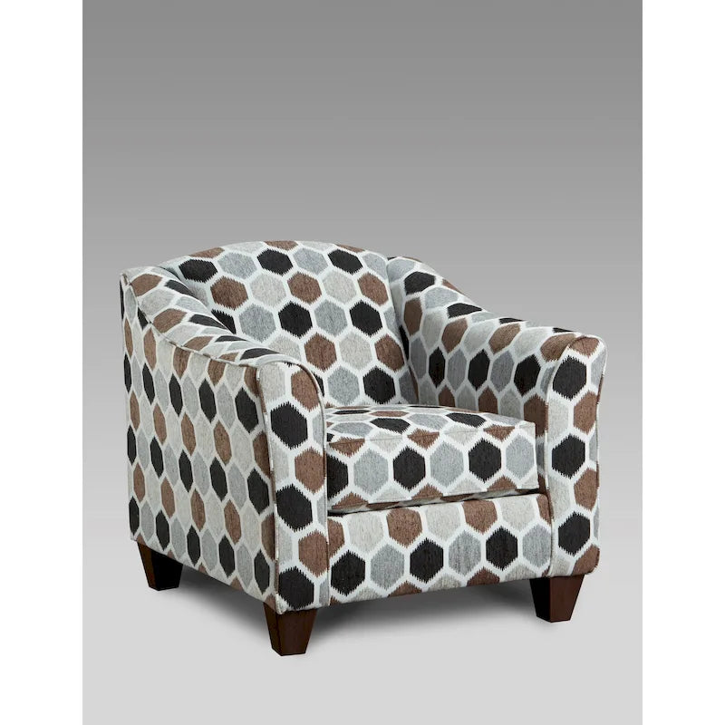Roundhill Furniture Camero Contemporary Fabric Pillowback Accent Chair